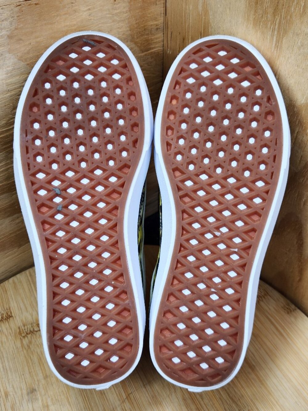 Vans Old Skool Comfy Cush Animal Checkered Print Low Suede Sneakers - Picture 8 of 9